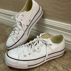Converse platform shoes